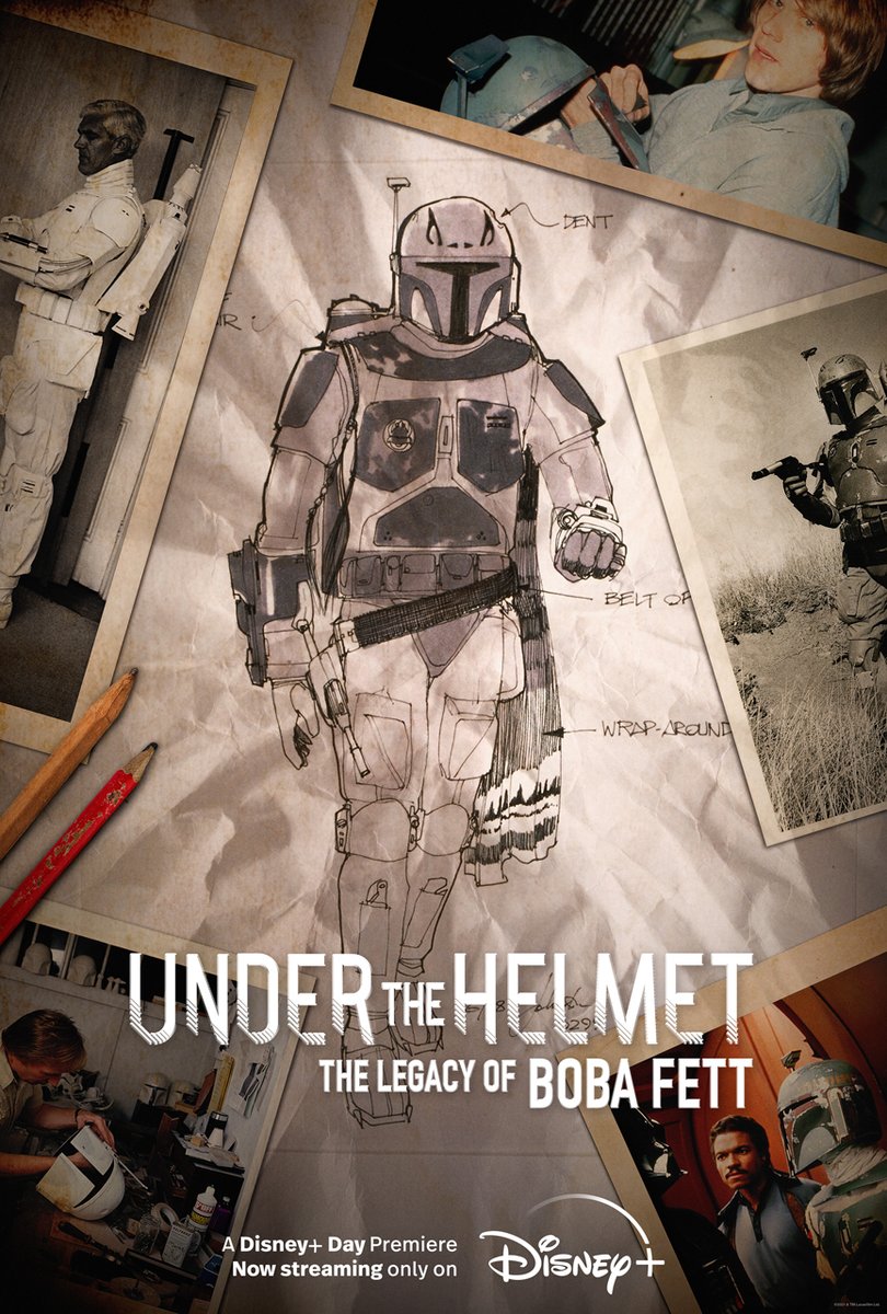 bobafett's tweet image. Explore the history of the legendary bounty hunter in Under the Helmet: The Legacy of Boba Fett, an Original Documentary Special, now streaming on @DisneyPlus. #DisneyPlusDay