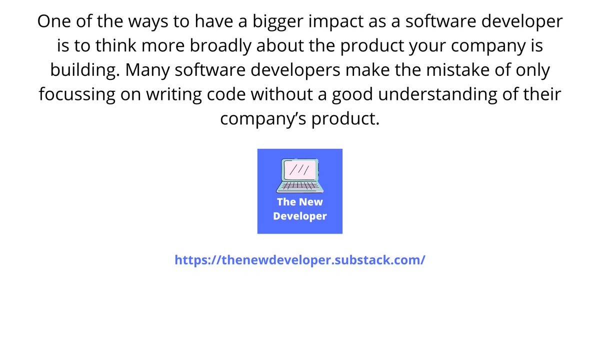 GeneralMutakwa's tweet photo. New or Aspiring Software Developer: Tip of the day!
#CodeNewbie #100DaysOfCode #DEVCommunity #TheNewDeveloper #TechTwitter https://t.co/hXRB2CmsxS
