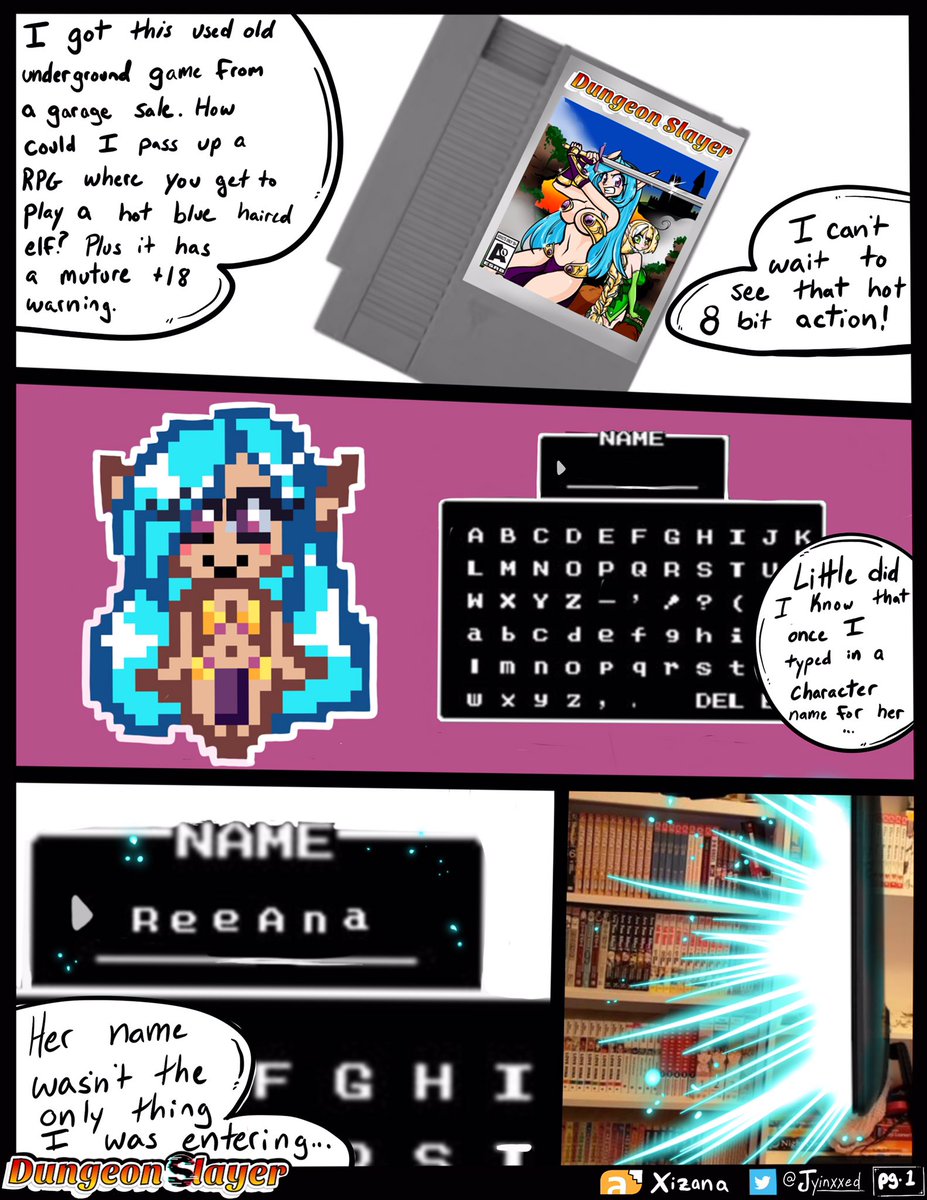 Jyinxxed's tweet photo. Page 1 of #DungeonSlayers #nsfw #comic https://t.co/ovGRo4lB2Z