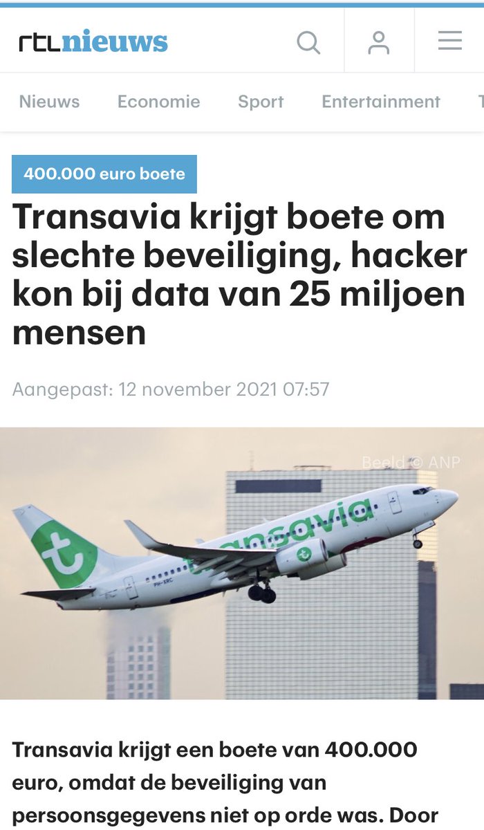 En bedrijven calculeren dit in. €400.000,- is peanuts in verhouding met alle systemen aanpassen om veilig te maken.