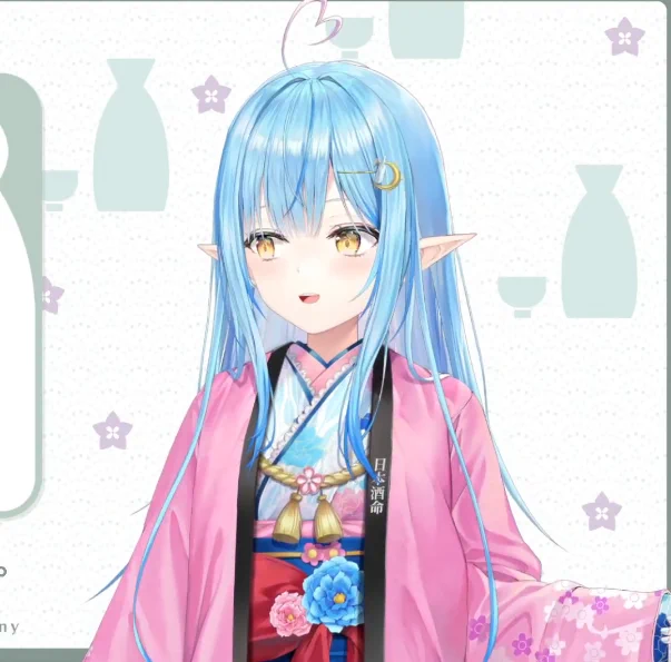 お～着物にストレート似合うね!
#らみらいぶ 