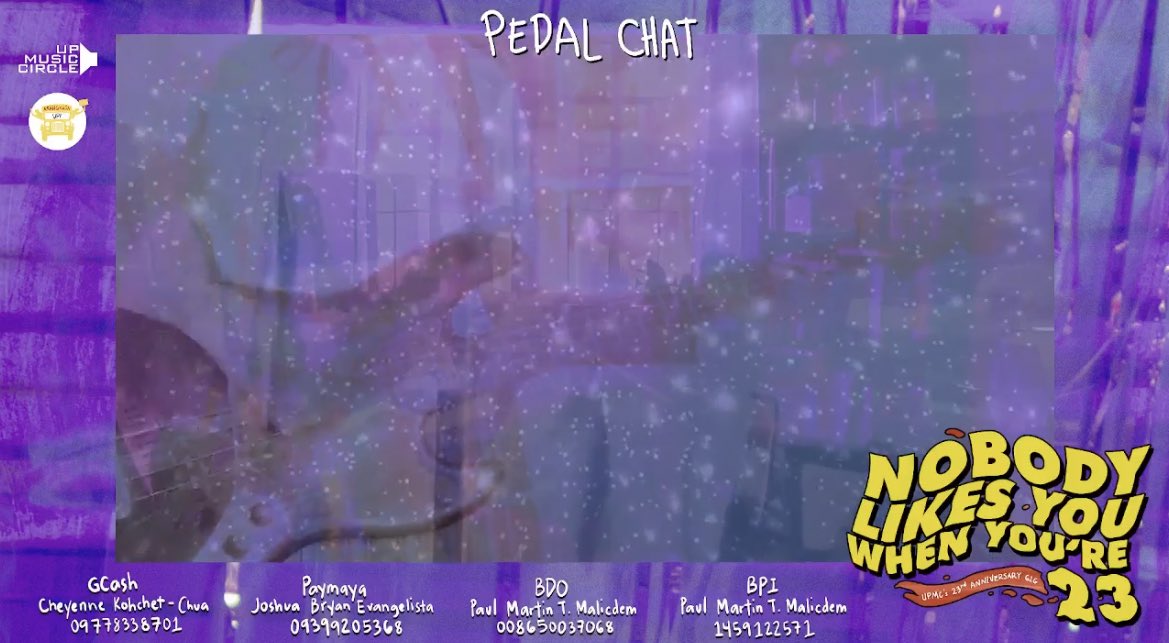 UPMusicCircle's tweet photo. YAN ANG INDIE 👍 FROM PEDAL CHAT #UPMCat23 https://t.co/x8woxVpeqy
