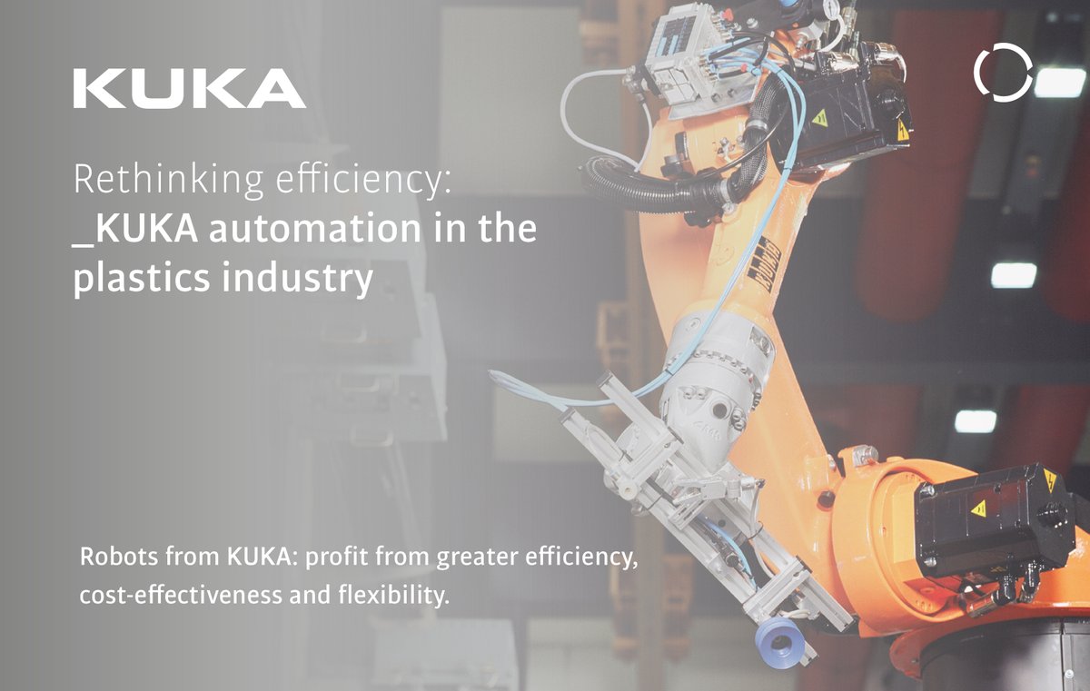 With #robots from #KUKA you profit from greater #efficiency, greater cost-effectiveness & greater flexibility. Start laying the groundwork for future-oriented #automation solutions #automation #robotics #plasticsindustry #plasticinjectionmoulding