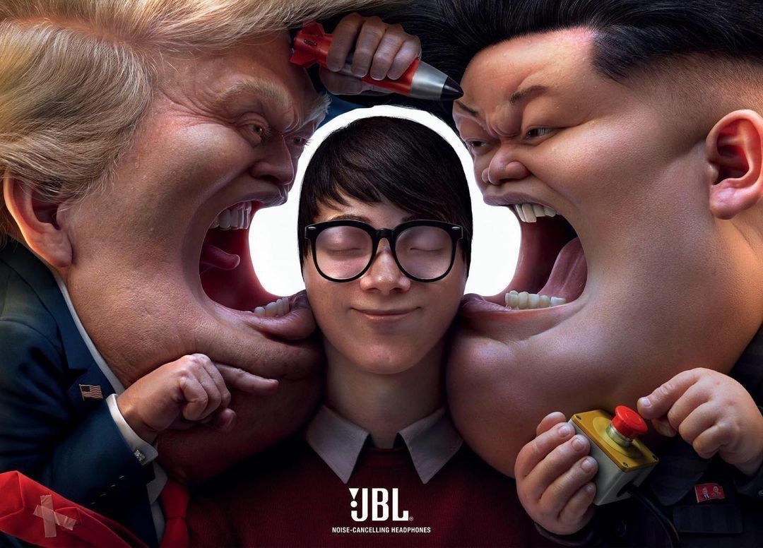 FLBarbella's tweet photo. #creativity This is how you market noise-cancelling headphones. Well done JBL. https://t.co/e2nqvbkjKx