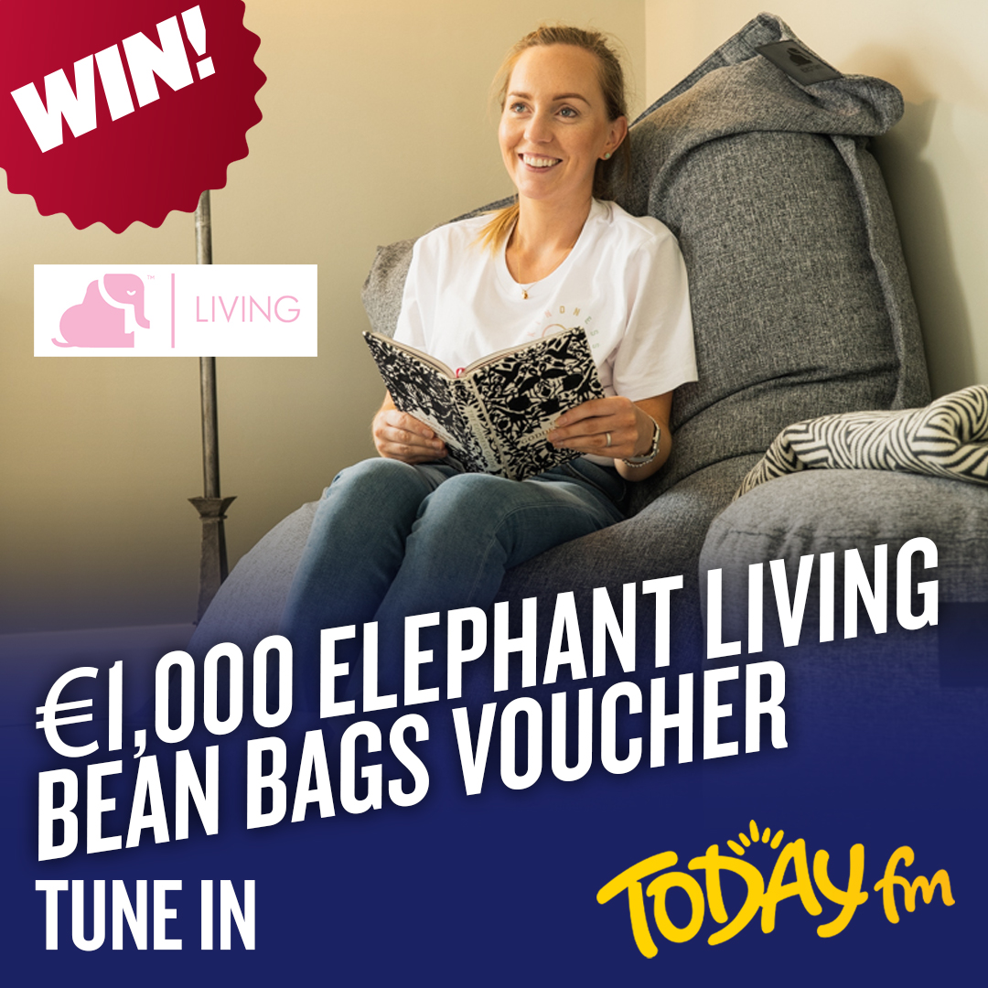 TodayFM's tweet photo. 🙌 Time to get cozy!! 🙌

Hands up who wants a €1000 voucher for https://t.co/09XswbZJxv?!

Stay tuned to Weekend Breakfast this weekend for your chance to win with @AlisonTodayFM!

With thanks to @ElephantHQ, offering a wide range of designer beanbags and homewares! https://t.co/4GaP2VFJWM