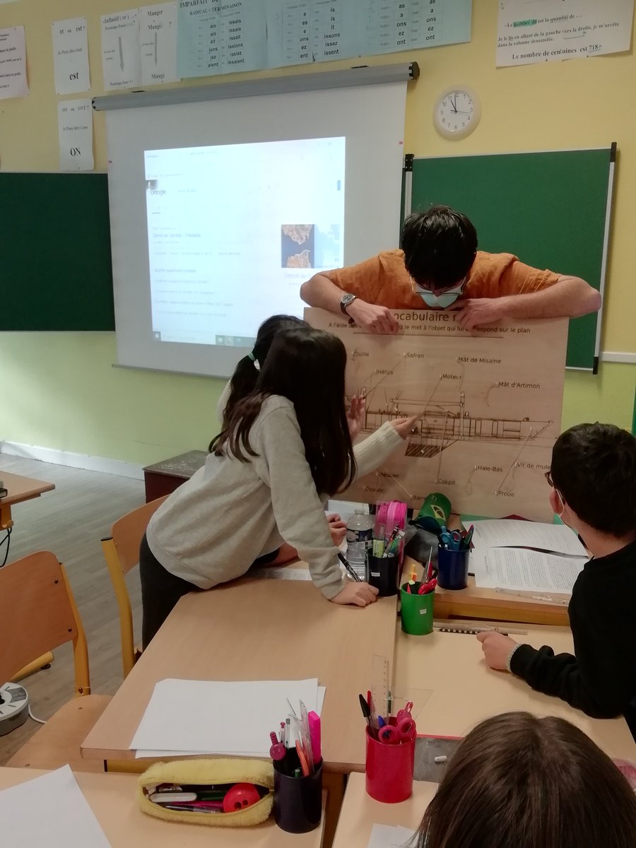📍Premier atelier ce matin pour le Projet Sciences Marines⛵️

▶️Découverte des termes de marin, des différents océans et du trajet du bateau MARAMA avec l'école Le Grand Léjon de <a href="/VilledePlerin/">Ville de Plérin</a> 😎

Les ateliers se déroulent jusqu'au 19 novembre à @VilledeStBrieuc et <a href="/Mairie_PLH/">Commune de Plœuc-L'Hermitage</a>