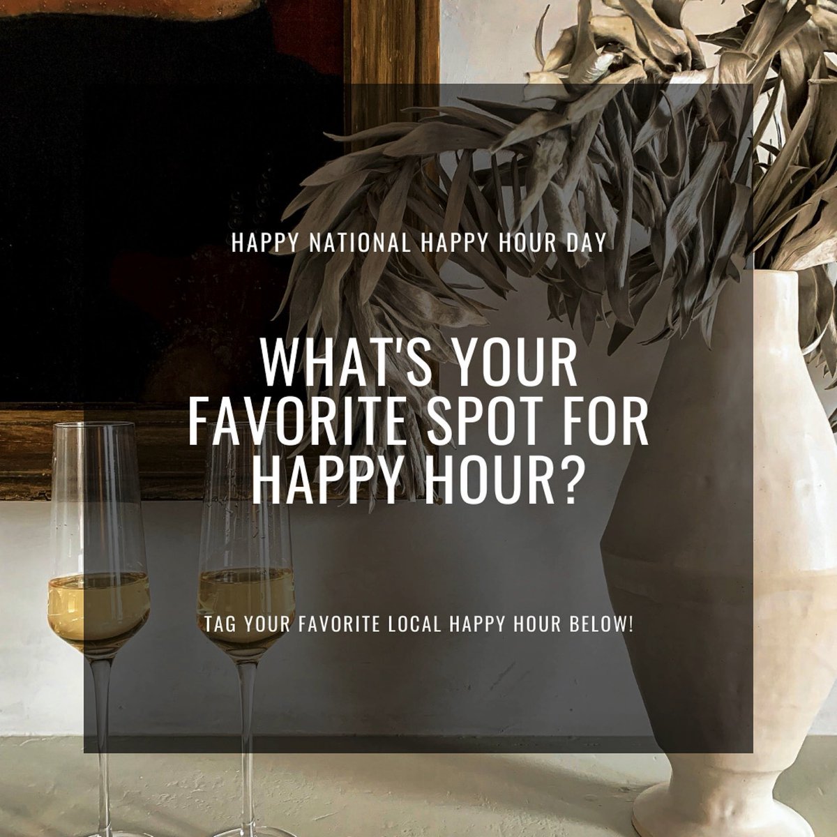 DecostaRealty's tweet image. It’s not too late to get in on National Happy Hour Day. But you better hurry, it's TODAY!

Comment and tag your favorite local happy how below! 

#nationalhappyhourday #happyhour #localspots #comment #tag #decostarealty