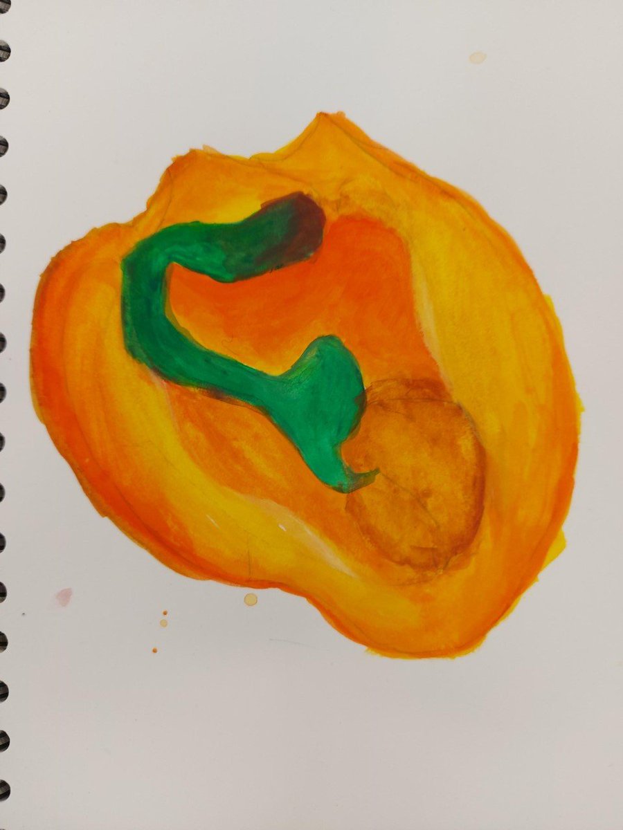 SSA_ADT's tweet photo. Below is 10A's Acrylic Pepper painting part way completed. They have been working on looking for different tones on the surface of the objects and applying it to their work. https://t.co/o5QLVzZ2Jf
