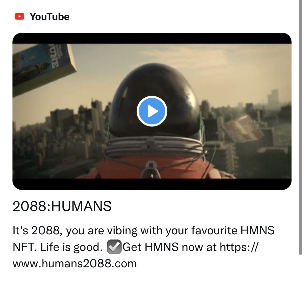 2088humans's tweet photo. It's 2088... and you are vibing with your fav HMNS #NFT - Life is good ✨ Stay tuned for update. Meanwhile, enjoy this dope trailer 👀 and get yourself HMNS 💊 
https://t.co/QltNzHRbhd

#nftcollectors #nftcollectible #opensea #OpenSeaNFT #2088humans https://t.co/BcYuGhVqGE