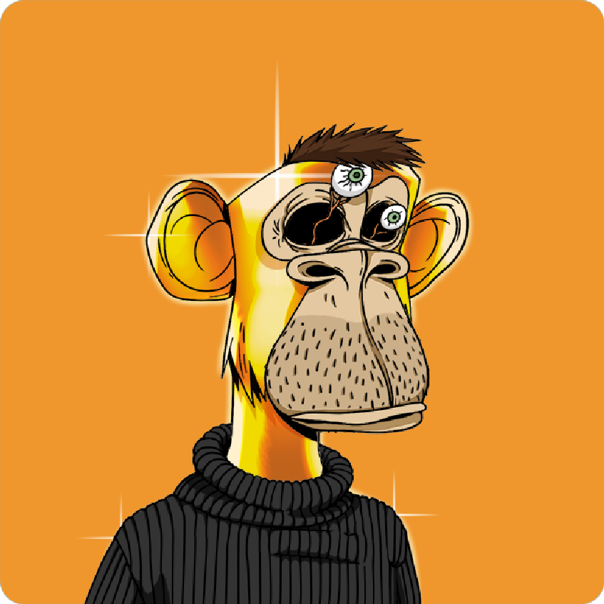 darrenrovell's tweet photo. Bored Ape #1837 sold this morning for $1,558,893.

It sold on May 31 for $27,481.

It is one of 46 apes with "solid gold." https://t.co/zXzHUv5Dmk