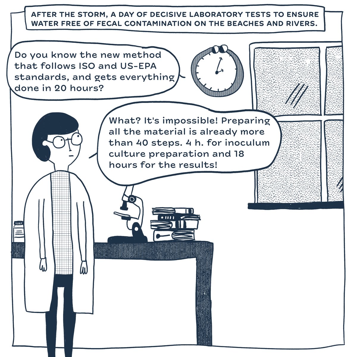 bluephageWATER's tweet photo. After a storm, it is urgent to test water safety to ensure it's safe to drink and for recreational use. In this new episode of #TheColiphagesHunters a lab technician will discover how Bluephage Easy Kits can drastically reduce time to get results
#Coliphages #SafeWater #SaveTime https://t.co/icKNBOscyF