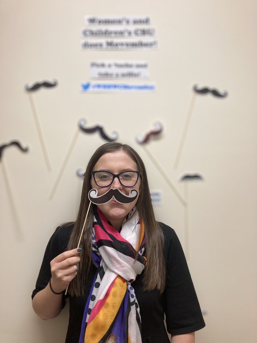 cloughmannhs's tweet photo. Women’s and Children’s are supporting Movember! #WHHWCMovember 
It’s time to talk about mens health 🥸💙 @WHHNHS https://t.co/zoLuW8zwf8