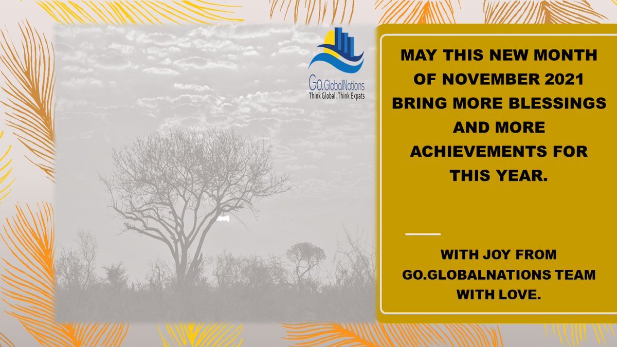 nations_go's tweet photo. One Month Left to end of 2021 to still achieve your goals. All the Best for November with great wishes from Go.GlobalNations Team https://t.co/RzWGISMXeD