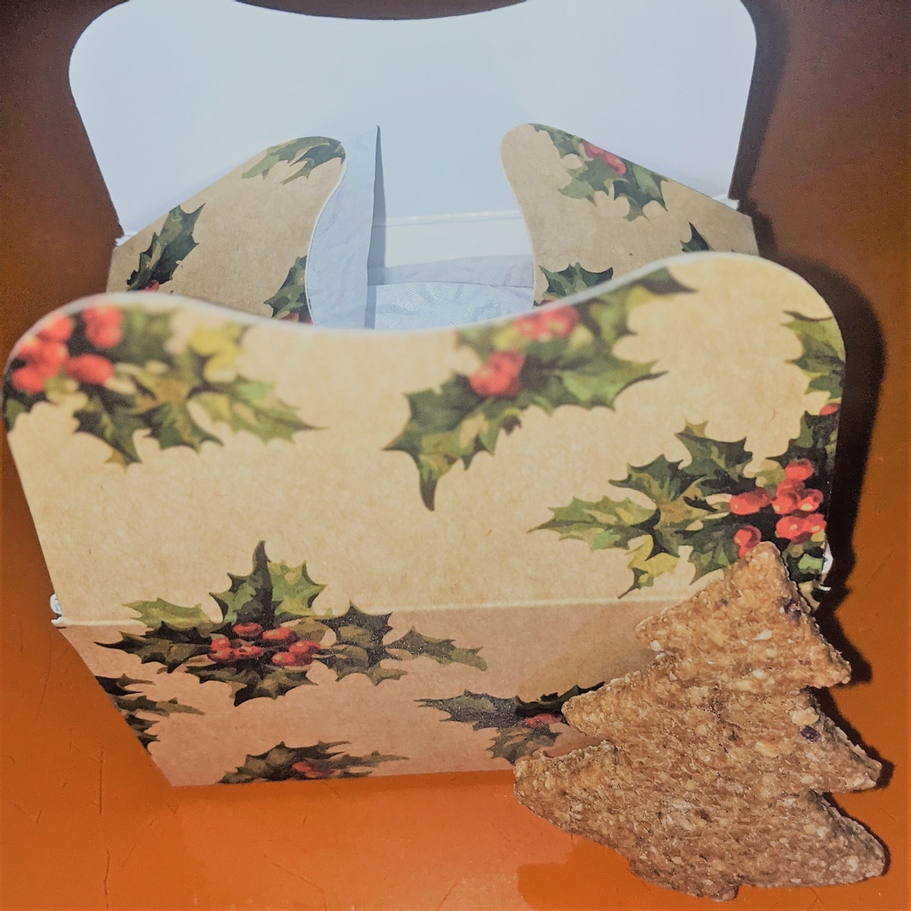 CookiesDogBaker's tweet photo. Christmas Cookie Box. 
Our usual healthy treats for doggies. We have added scrumptious cranberries to our chicken and cheese cookies.
https://t.co/bldTpX43d1 https://t.co/d6FsTvJ7B2