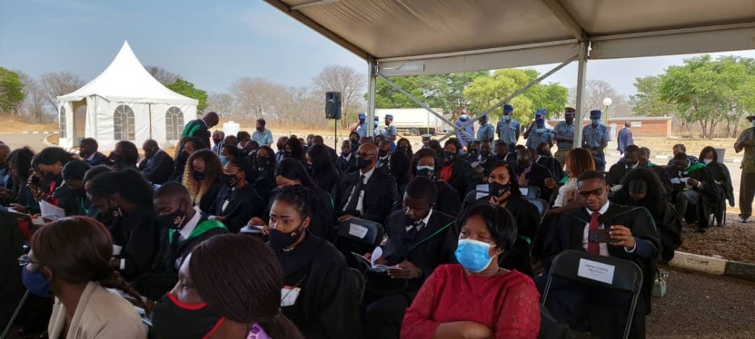 InfoMinZW's tweet photo. A total of  1531 graduands are being capped at Lupane State University today. These comprise 765 female and 766 male.
#NDS1 #Vision2030 #ZimSanctionsMustGo https://t.co/71YfomX9DI