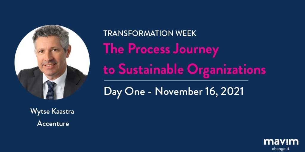 Stakeholders are demanding #sustainability...how do you rise to the challenge? Don't miss Managing Director of #Accenture, Wytse Kaastra's session at this year's Transformation Week. Register today: ow.ly/HN8950GGMWf
#businesstransformation #processes #digitalevents #mavim
