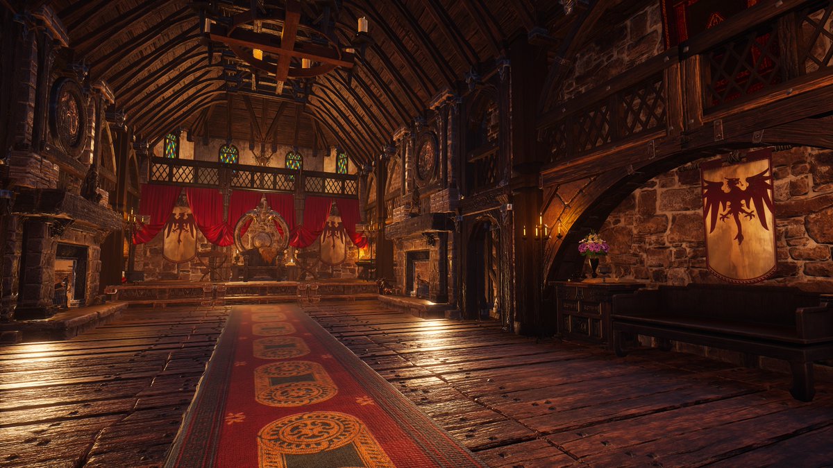 #conanexiles Nemedian Throne Room :)