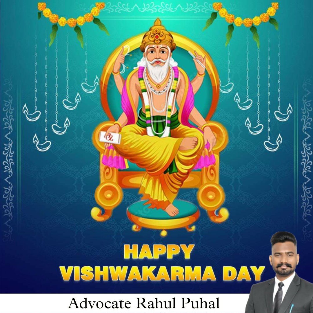 ADV_RAHUL_PUHAL's tweet photo. लंका के निर्माता (इंजिनियर) मां मन्दोदरी जी के पिता, महात्मा लंकापति रावण जी के ससुर दैत्य राज मयदानव विश्वकर्मा जी के जन्म दिवस की हार्दिक शुभकामनाएं।
Regards:-
#एडवोकेट_राहुल_पुहाल
#HalkaAtamNagar
#rdsspariwar https://t.co/VTKk0NRJaX