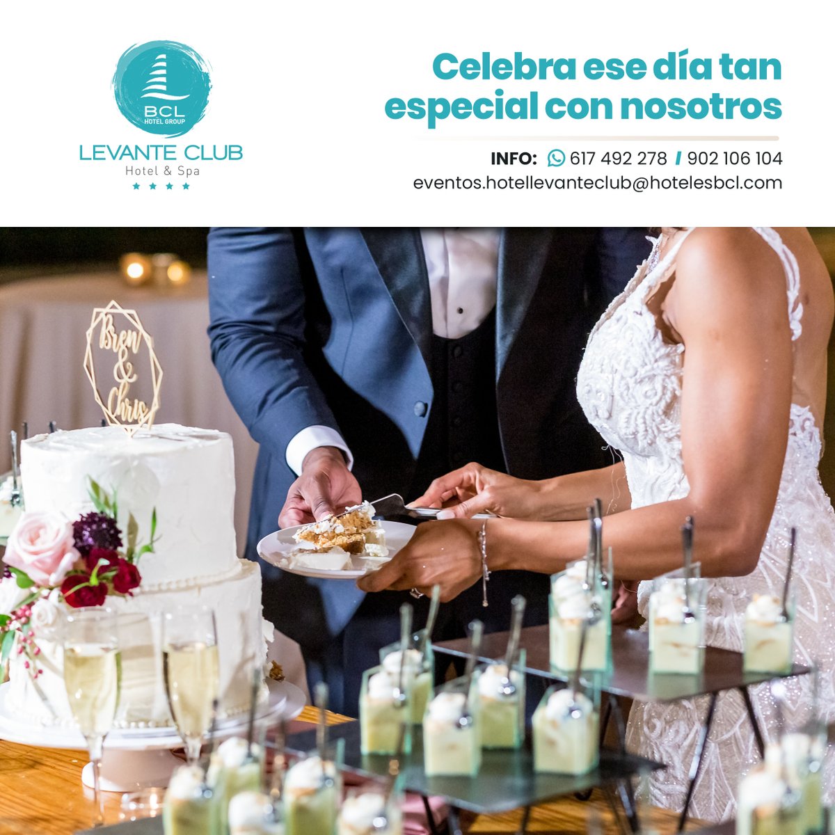 BclHotelLevante's tweet photo. Celebra tu boda en Hotel BCL Levante Club. / Your wedding at Hotel BCL Levante Club
#hotelbcllevanteclub #hotelesbcl #bclhotelgroup https://t.co/69XecYwSYb