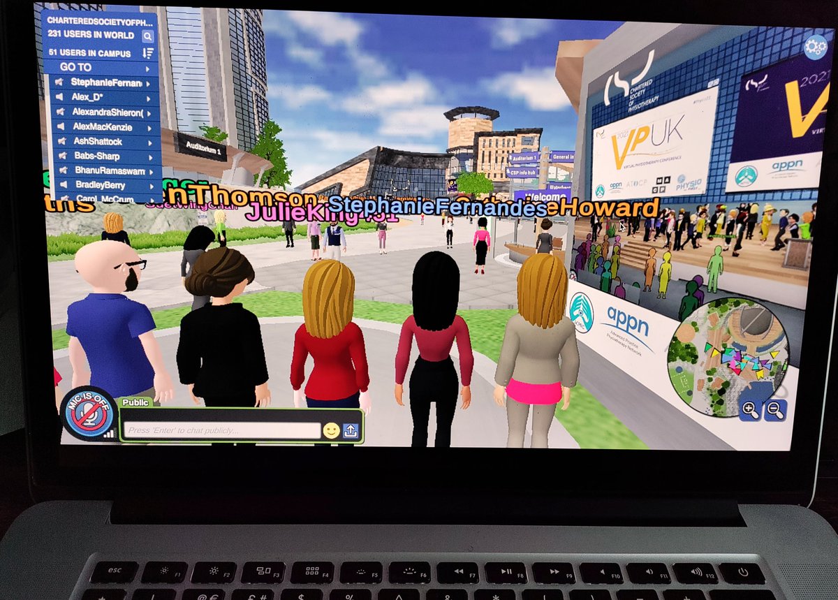 physio_stef's tweet photo. Spending the next 2 days in the incredible world of Virtual Physiotherapy Conference UK! Loving the avatar and the speedboats. Less than 30min in and this is absolutely amazing!
#Physio21 @CSPLondon @cspbame https://t.co/7MnuCeTRXb