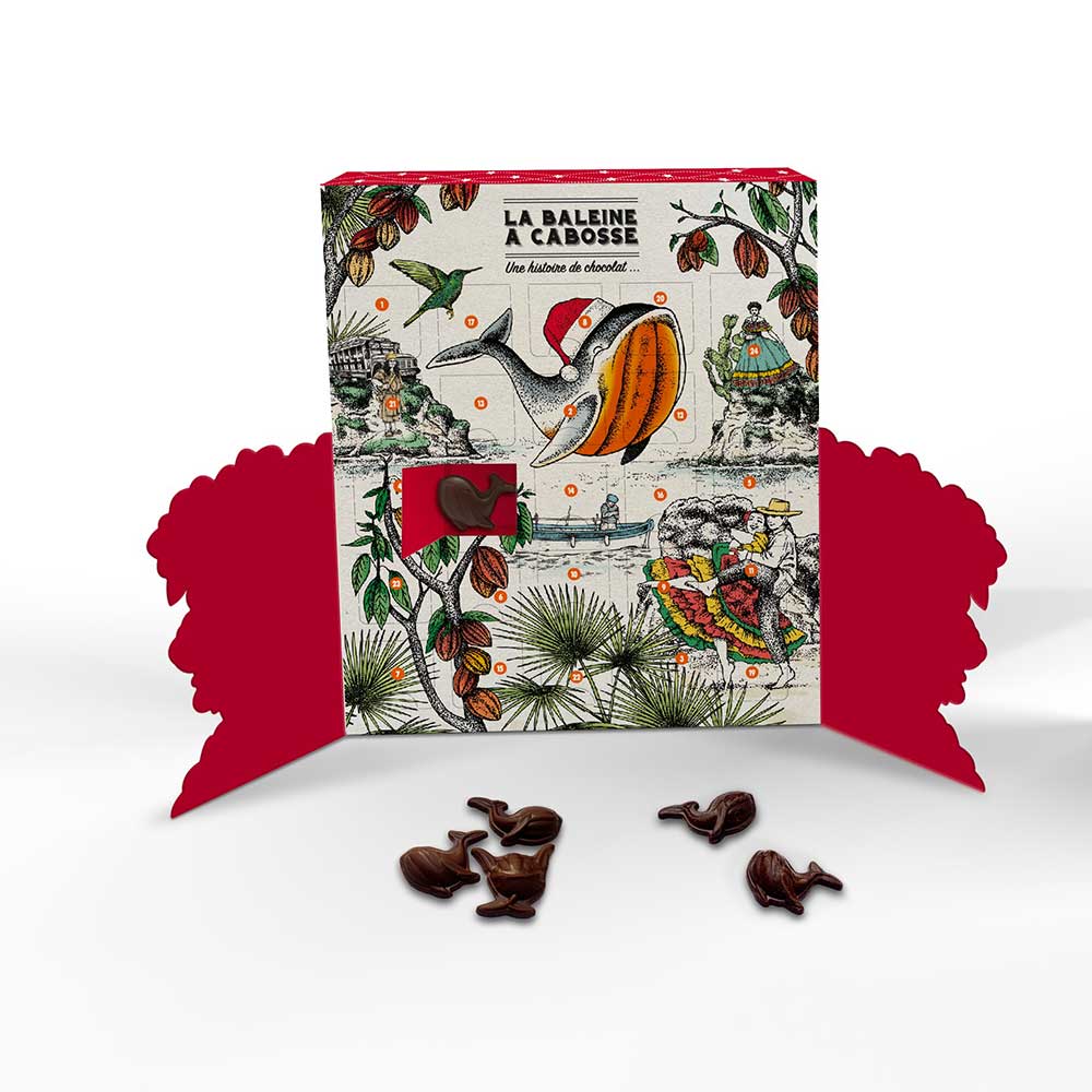 JeanBalThermo's tweet photo. #Thermoformage #Calage #rPET ♻ #calendrierdelavent  Découvrez le Calendrier de l'Avent de la Baleine à cabosse 

Un bel écrin pour ces malicieuses baleines chocolatées, qui vous régaleront tout au long du mois de décembre. 
Disponible en boutique et en ligne.
 🍫 https://t.co/uqSIX5ggNJ