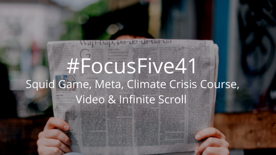 FocusModeCo's tweet image. It's #FocusFive time… Here are some of the news stories and articles we've been enjoying recently!
focusmode.co/blog/focus-fiv…

#squidgame #facebook #metafacebook #climateaction #videomarketing #googlemarketing #infinitescroll