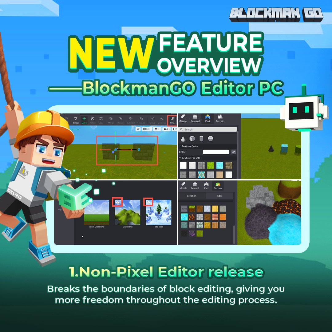 Review] Garena Blockman Editor, free-to-use game editor platform