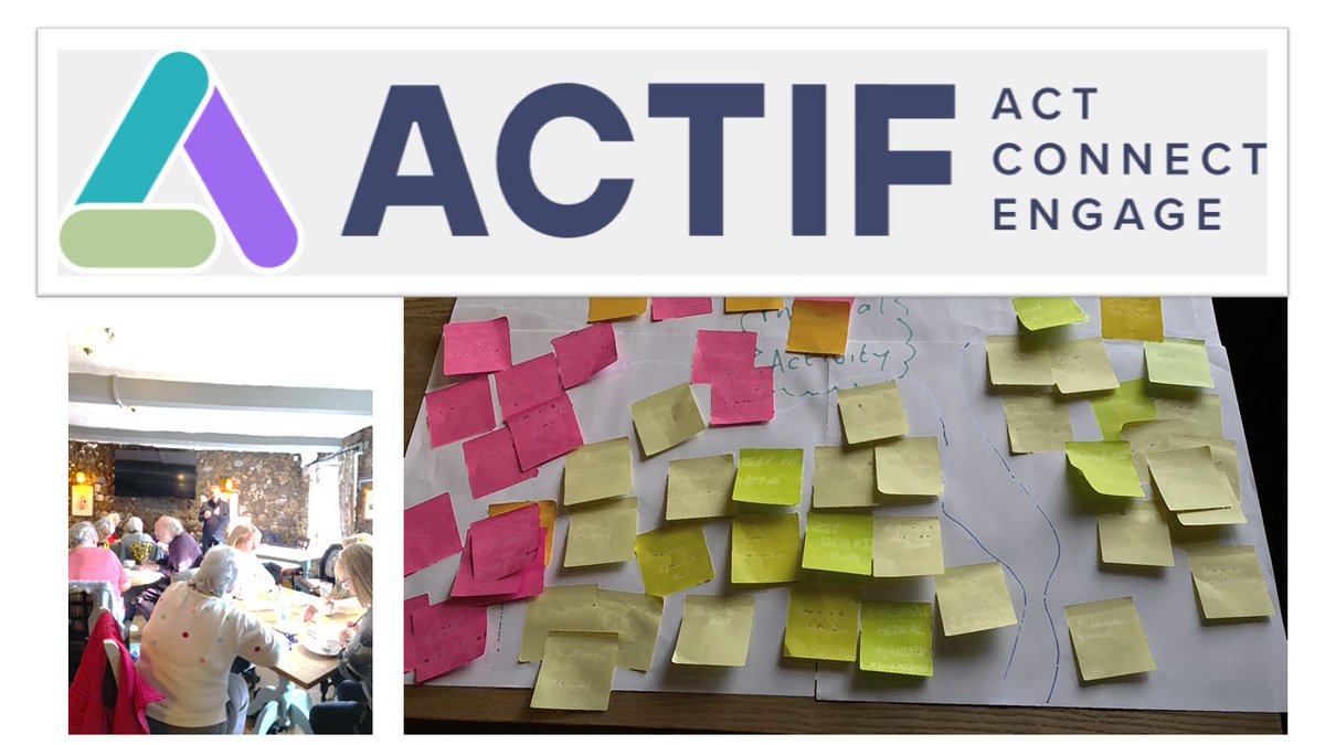 The ACTIF (ACE in England) project's first Systems Mapping in Cardiff: we <a href="/CAWR_CMU/">Centre for Health, Activity and Wellbeing Research</a> gained interesting insight about what keeps older adults moving. Thank you <a href="/cavilln/">Nick Cavill FFPH</a>, Independent Living Services <a href="/cardiffcouncil/">Cardiff Council</a> and  @ChurchInnLlanishen for making this happen.