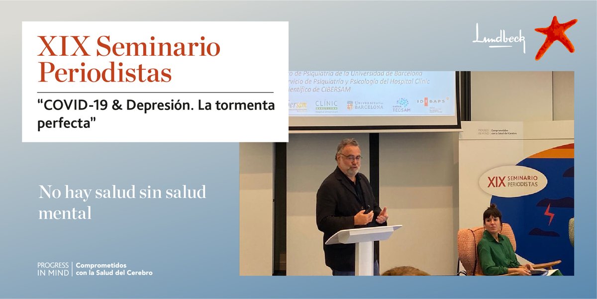 LundbeckES's tweet photo. #SeminarioLundbeck21 ▶ Algunas de las prioridades que deben aparecer en la agenda política según el Dr. Vieta son:
🔸Formar a profesionales,
🔸Reforzar la conexión entre salud comunitaria y atención primaria,
🔸Invertir en prevención, investigación e innovación. https://t.co/vKYNx4Q1YI