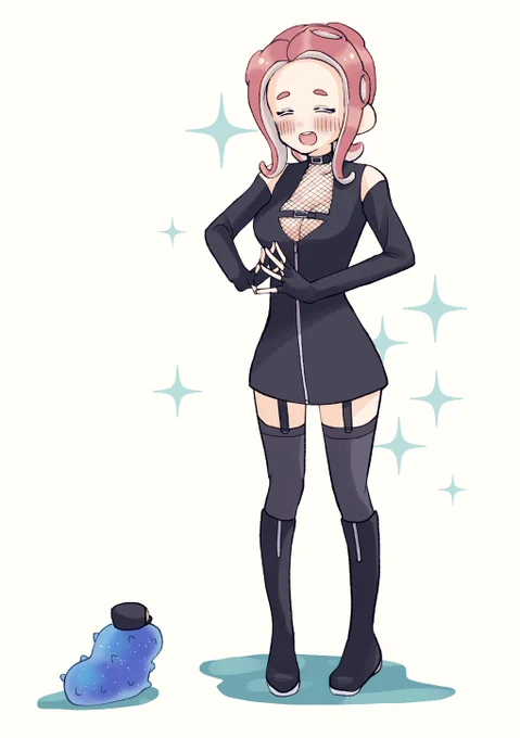 🎩「冬服ノ支給デス」
🐙「ワーイ✨アリガトウゴザイマス!」 