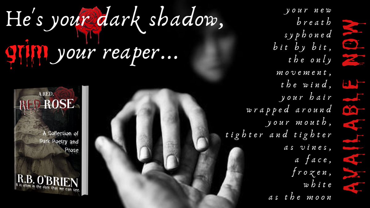 dajc_thoughts's tweet photo. “He’s your dark shadow,
your grim reaper,”
NEW RELEASE - Out Now
https://t.co/Ap8ATNkopN
A RED, RED ROSE
by: R.B. O’Brien
@rbobrien120
#fridaymention #fridaypicks #gothic #horror #aredredrose #darkpoetry #shortstories #prose #rbobrien #newrelease #darkpsyche #twistedtales https://t.co/Yy0EHycjJH