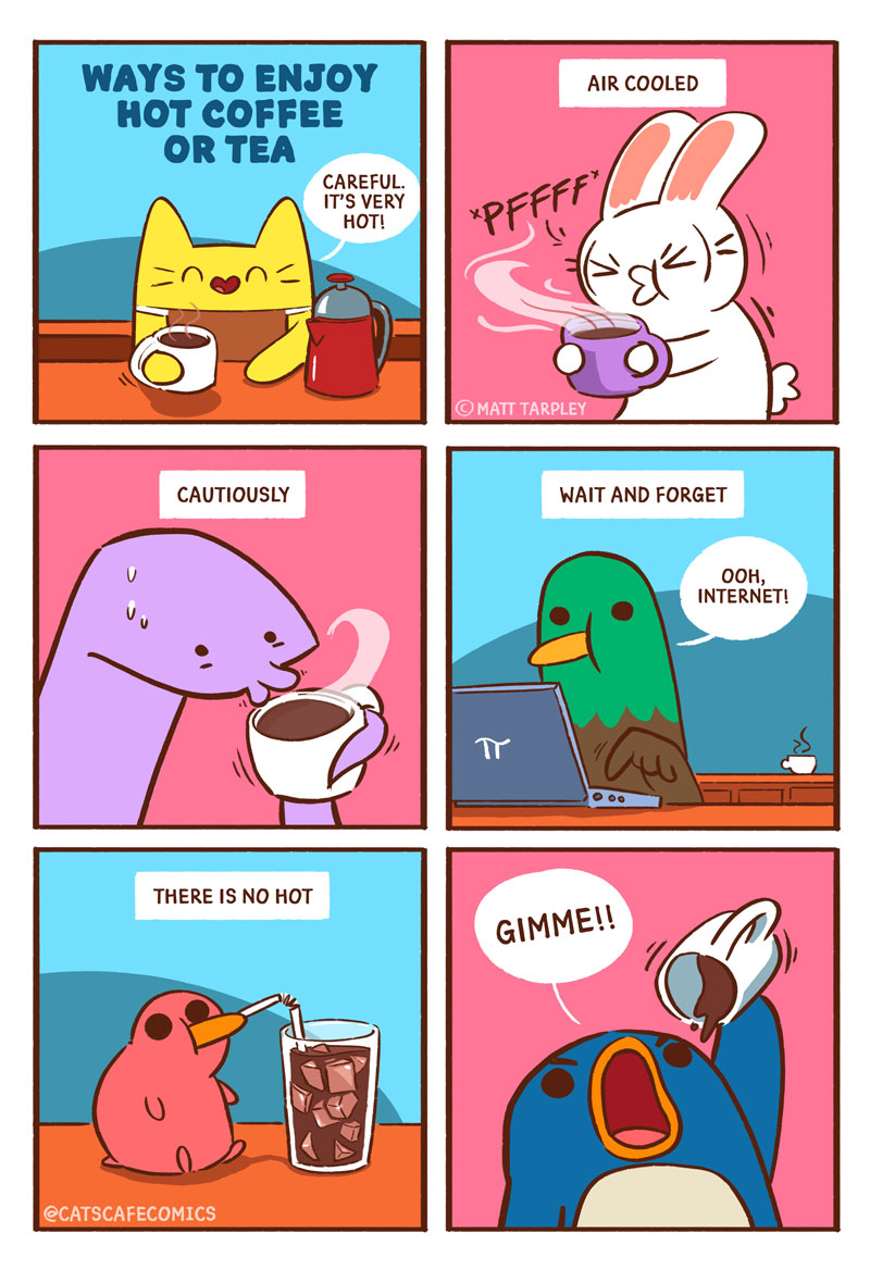 Ways to enjoy hot coffee or tea! ☕️ 