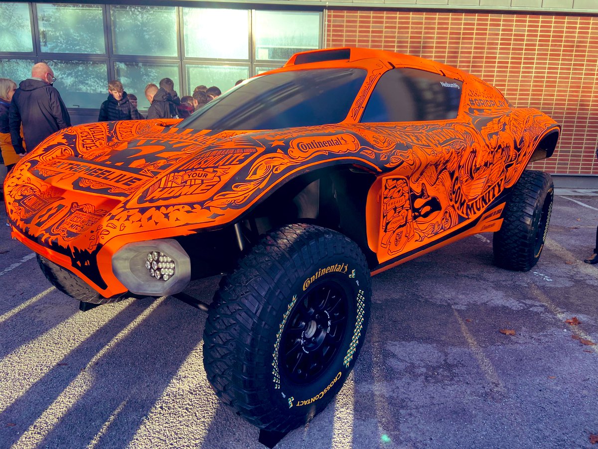 Very very cool day at school as <a href="/McLarenGroup/">McLaren Group</a> have arrived! <a href="/EmmaRallying/">Emma Gilmour</a> is inspiring students as McLarens first female driver.