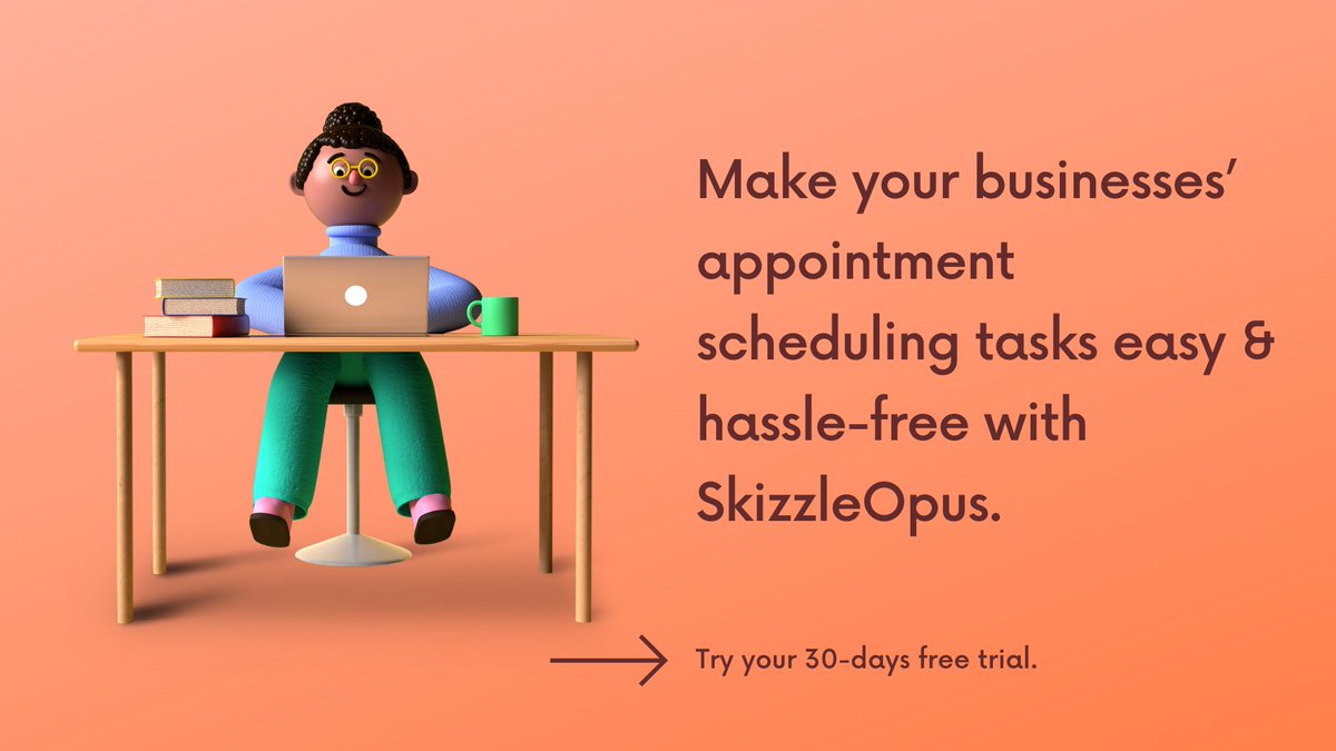 skizzleopus's tweet photo. An amazing online booking solution for all service-based industries! Try out SkizzleOpus' free 30-days trial to know how it is beneficial for your business. https://t.co/7nljzAlsF6

#appointmentscheuling #appointmentbooking #SkizzleOpus https://t.co/qO0auPPVOn