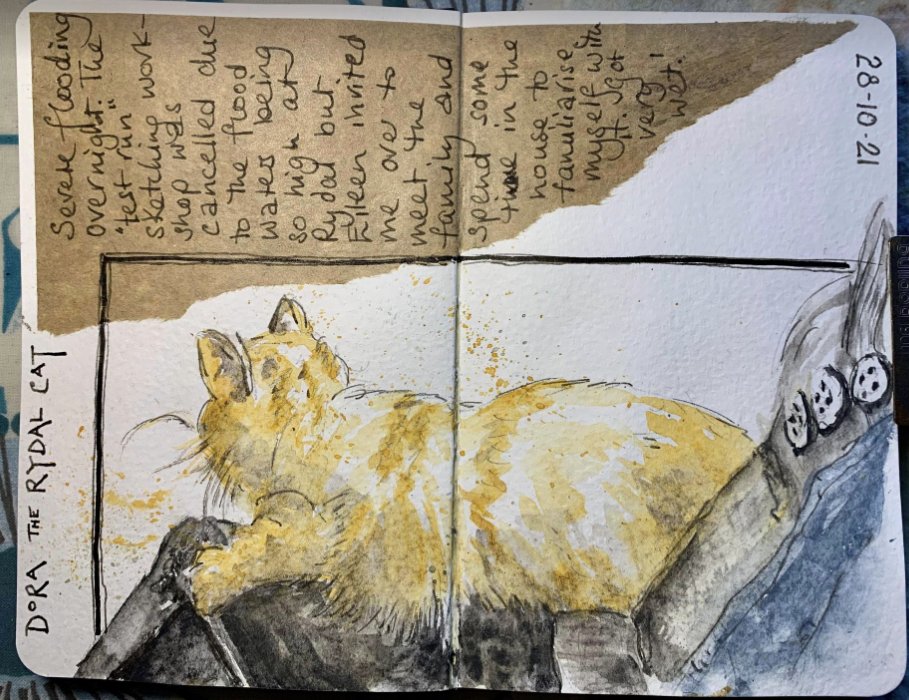 Dora, in a lovely sketch by our artist friend <a href="/liziwake/">lizziwake</a>