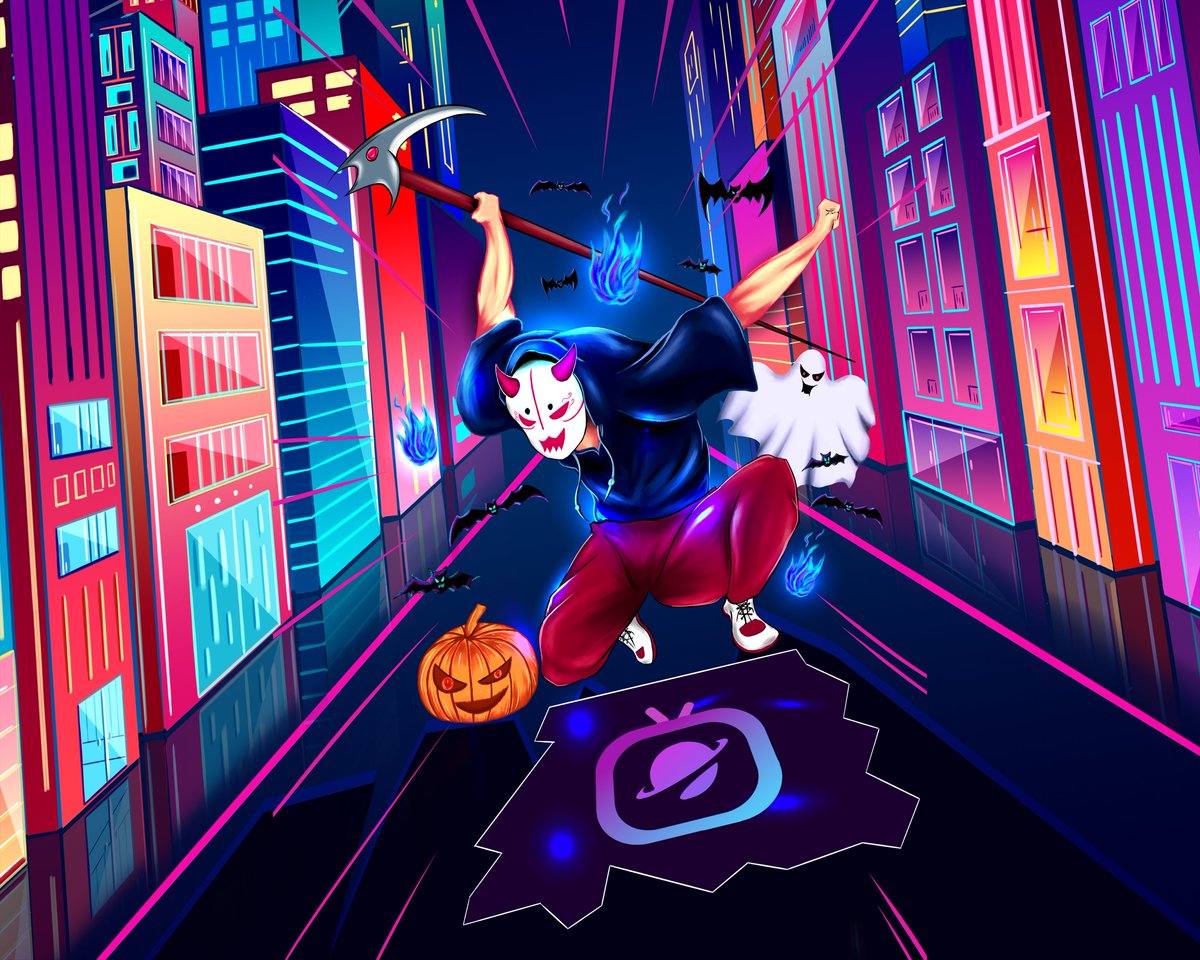 Ranny927's tweet photo. My original imagined Cyberpunk Style Avatar of SecondLive Metaverse in the future.

Took quiet a lot of time to created barely reach deadline but I think worth of it hoping for surprise coming from SecondLive. @siri2018 https://t.co/Sl9pP84b0t