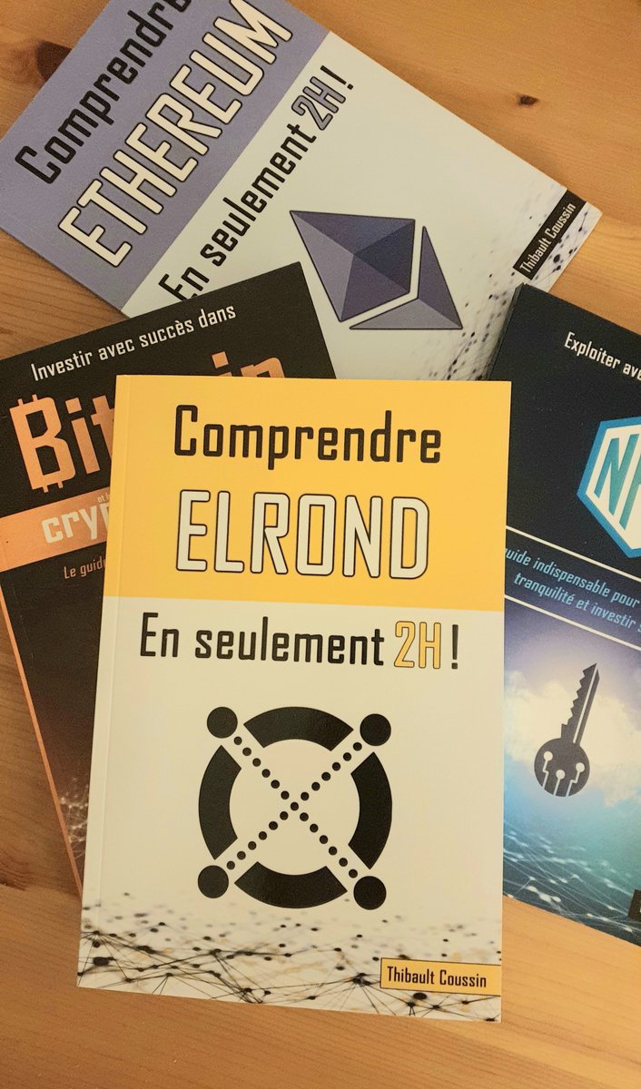 TagadoBTC's tweet image. 📙🎁 Allez, c'est cadeau !!!
On vous offre 1 exemplaire tous les 500 RT du livre "Comprendre ELROND en seulement 2h !" De Thibault Coussin.
amzn.to/3GSFf2Q
Pour participer :
✅ RT ce tweet
✅ Follow @TagadoBTC & @Thibaultcouss1
TAS 14/11, bonne chance ! 🍀