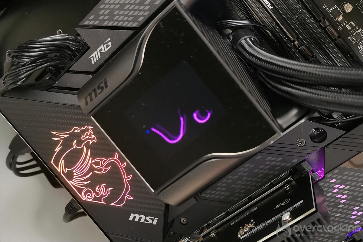 overclex's tweet photo. Combo gagnant ? Intel i9-12900K + MSI MPG Z690 Carbon Wifi + Kingston Fury 5200 MHz + MSI MEG Coreliquid S360 😍
La réponse d'ici quelques jours ! #AlderLake #firstboot #overclocking @msifrance @kingstontech @IntelFrance @Overclocking_Fr https://t.co/arG0qF8eDq