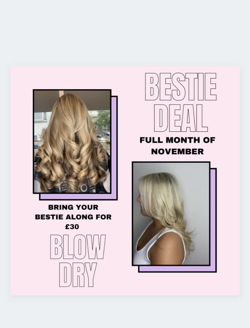 Girls i have a deal on for the whole month of november! @locksbyLucy_ on insta! Rt x