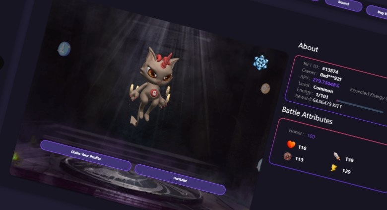 Digitwist5's tweet photo. one of my beautiful clients has shared this photo with me today and decided to share it with you my twitter fam , she hatched a mystery box and got a common level kitty , then placed it to the farm and now getting rewards in form of KITT, for those who havent joined please join https://t.co/QvIqKXXXq2