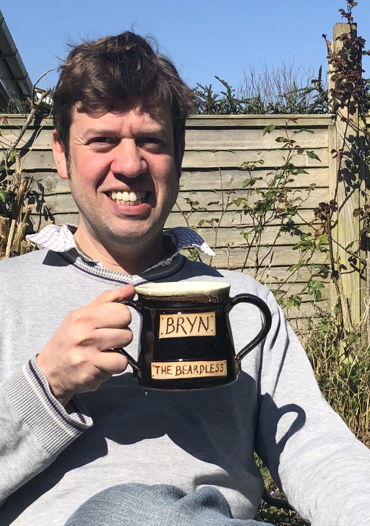 bryn_thompson's tweet photo. @StueyCookie @CiderReviewAdam @Cider_Review My favourite present!! The finest cider vessel going from @EllisPotteryHH! I love it so much we clubbed together as the pub quiz teams for @CharlieTaylor4’s  #Connected anniversary. They are just perfect for drinking a proper cider in! 🍏🍎🍻 https://t.co/T01fUerk4N