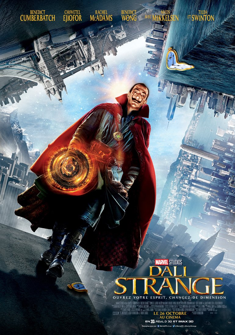 Mix_it_Up_corp's tweet photo. #marvel #cinema #comics #art #fun #photoshop #photo #movie #fanart #film #MCU #hero #legend #mix #remix #dali #photoshopart #DoctorStrange #crazy #SalvadorDali https://t.co/naRSeLjavm