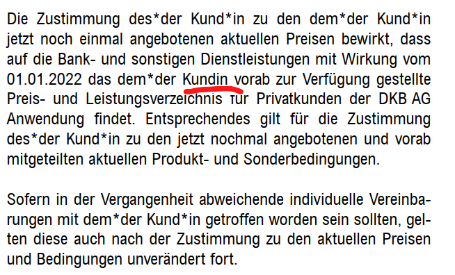 AndreasBL's tweet photo. Ihr habt da einmal vergessen zu gendern, liebe DKB-Mitarbeiter-Sternchen-innen und -außen. Aber vielleicht konntet Ihr Euer eigenes Gendersprech nicht mal mehr selber verstehen. 
@DKB_de @dkb_press @DKB_Support #gendergaga #GendernNeinDanke https://t.co/TJfTawiRwi