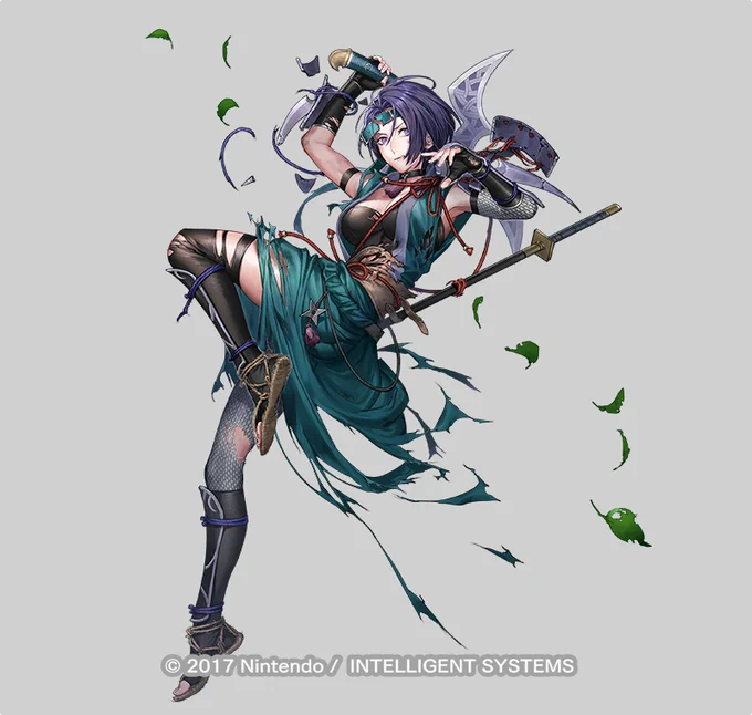 っすぁ!!忍者シャミア描きました配布ですってよ
是非カトリーヌと一緒にど、どうです
#FEH #FEヒーローズ 