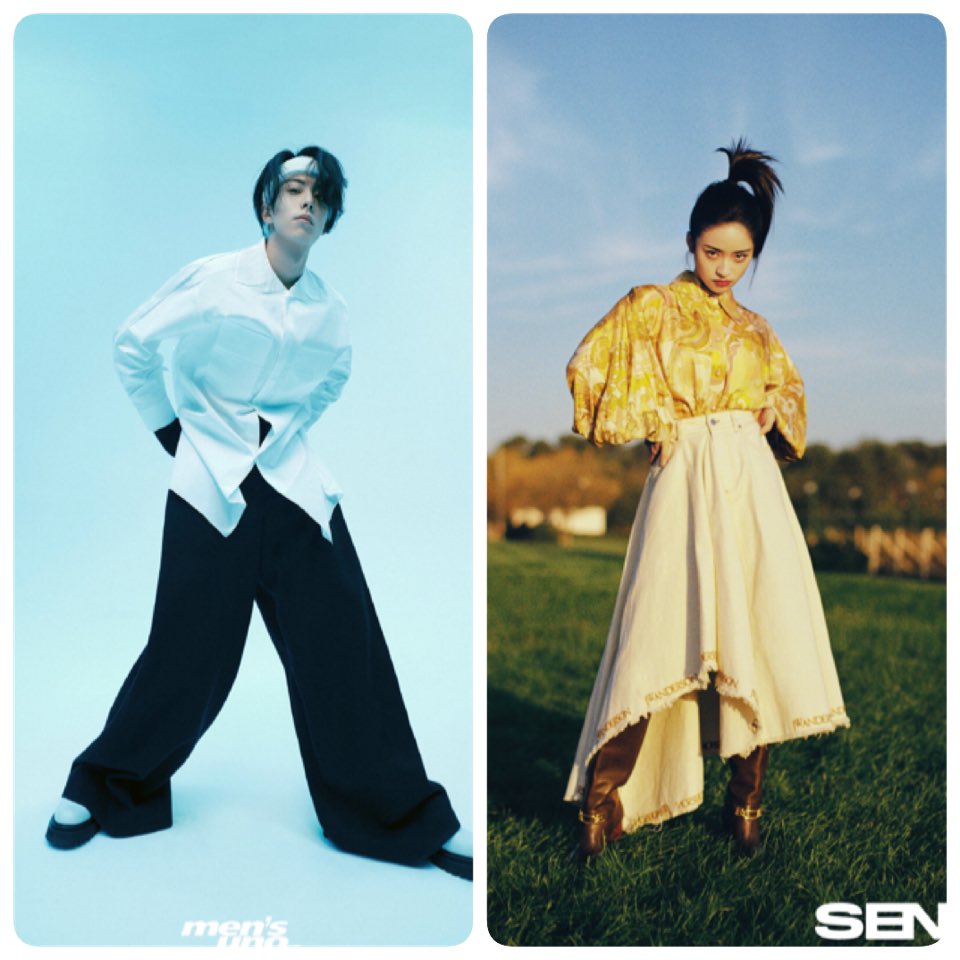 AyiWhd's tweet photo. The King and Queen of parallel photo shoots. In my eyes, any individual photo shoots will match somehow. #thedaomings #daomingsi #dongshancai #dylanwang #wanghedi #shenyue #mensuno #sense #travelingscope https://t.co/ycZmoHfzgF