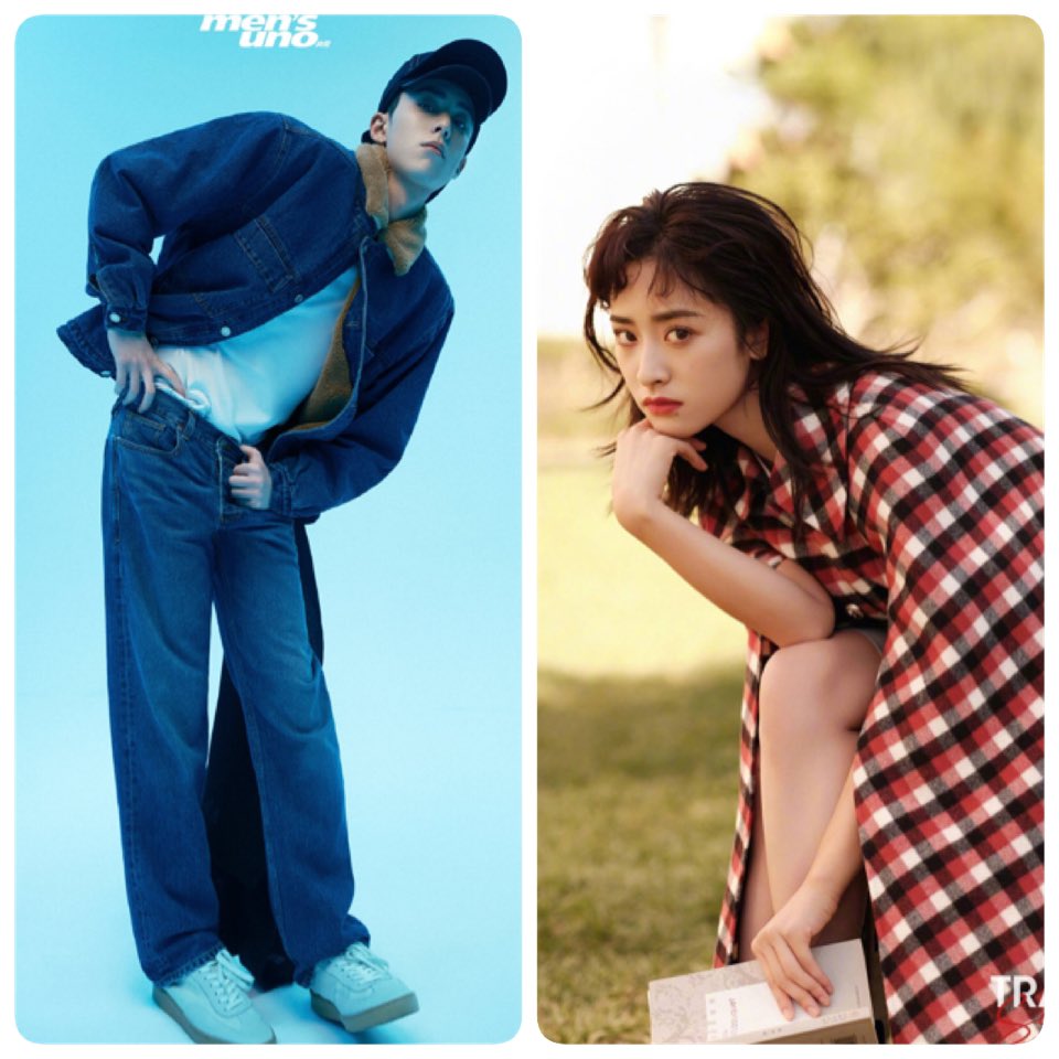 AyiWhd's tweet photo. The King and Queen of parallel photo shoots. In my eyes, any individual photo shoots will match somehow. #thedaomings #daomingsi #dongshancai #dylanwang #wanghedi #shenyue #mensuno #sense #travelingscope https://t.co/ycZmoHfzgF