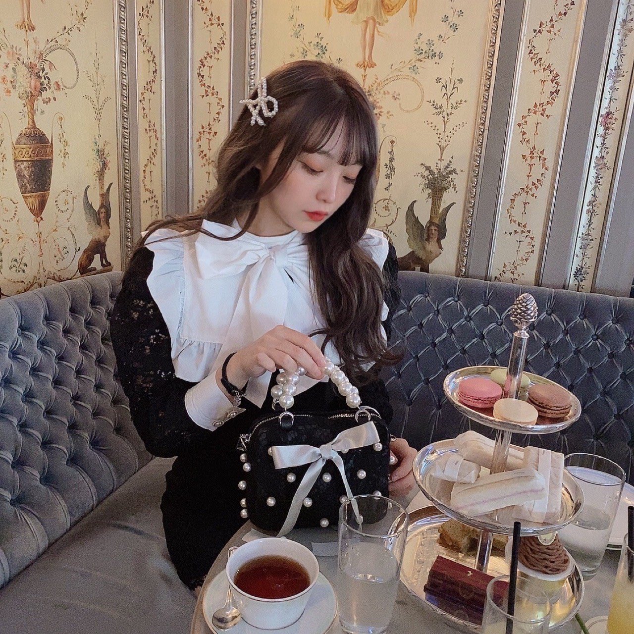 スワンキス♡Swankiss heart love bag