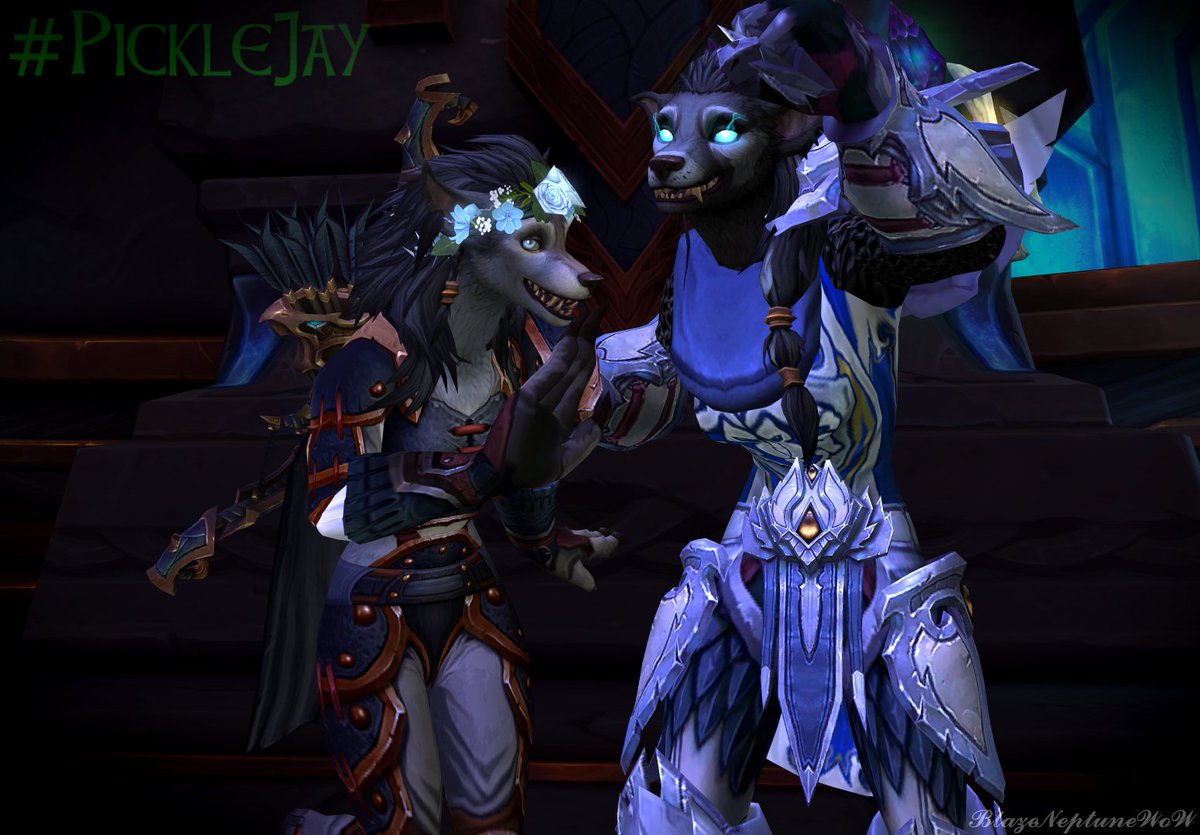 InfiniteTideWoW's tweet photo. I finally met the awesome worg Pickle!
It was a funny encounter... XD
@Pickles_WrA
#PickleJay https://t.co/Onp84n4XDY