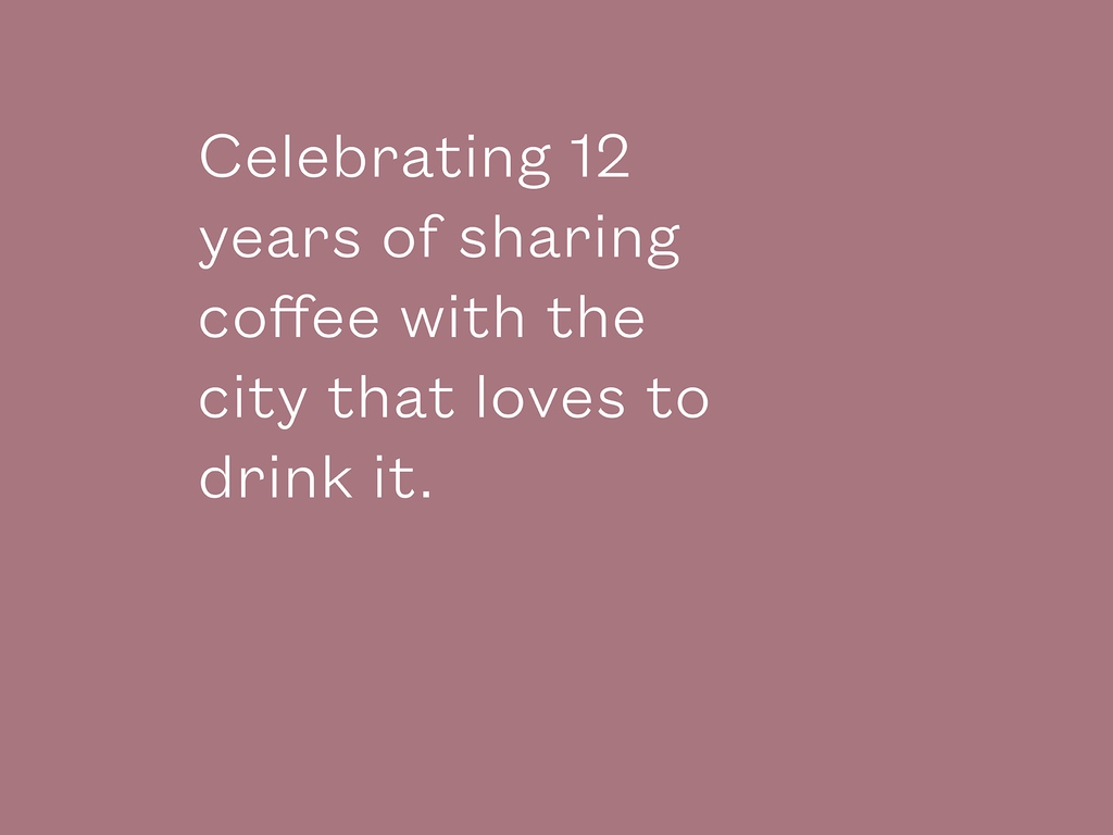 It's our 12th birthday! We're celebrating by offering 15% off all coffees beans from now until Sunday 14th Nov. This sale is on in our shops &amp; on our website (use the code BDAY12).
Happy brewing, coffee lovers! Here's to another year of delicious coffee 🥳 bit.ly/3jRoBH4
