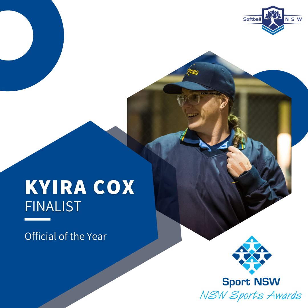 SoftballNSW's tweet photo. Congratulations to our very own Kyira Cox on being selected as one of the finalists at the 2021 #NSWSportsAwards. 🥳🥎

To read more about the Awards and Finalists across all categories, visit this link: https://t.co/Un9hbBJ7ss https://t.co/3fJMkEKaha